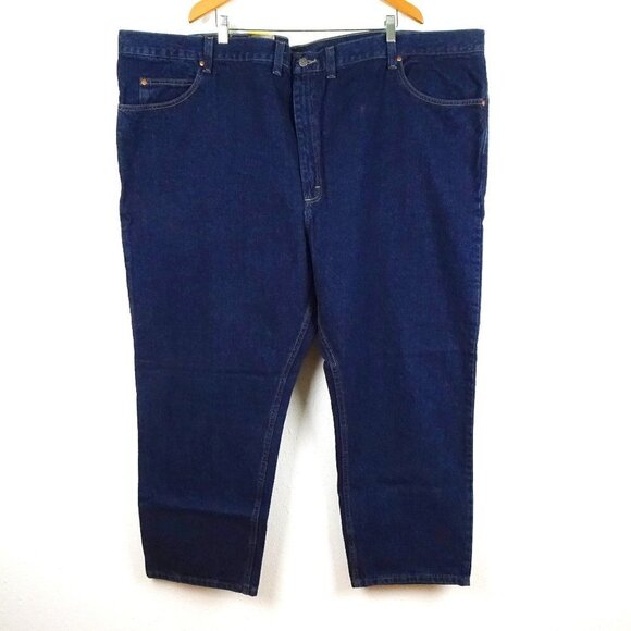Lee Regular Fit Jeans Men's Big & Tall Size 58x29 Blue Denim Straight Leg - Picture 1 of 11